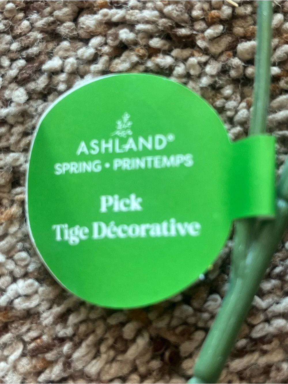 Ashland Artificial Thistle Stem - light purple and Green Home Accent (set of 18)